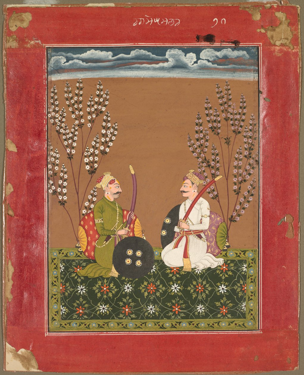 Raga Suramananda, Seite aus einer Ragamala-Serie von Unknown artist