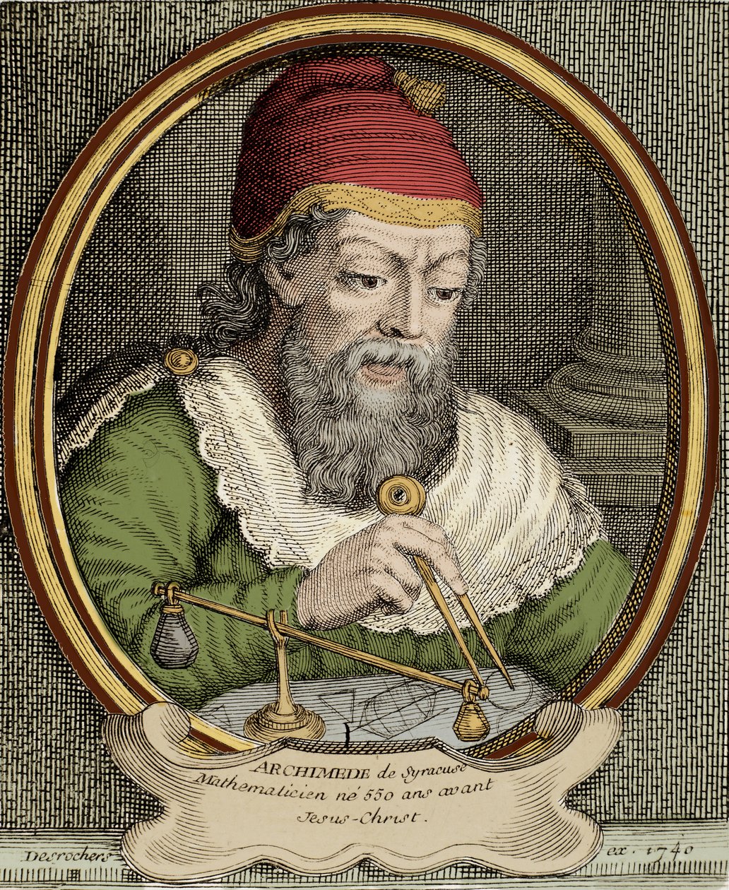 Darstellung von Archimedes von Syrakus von Unknown artist