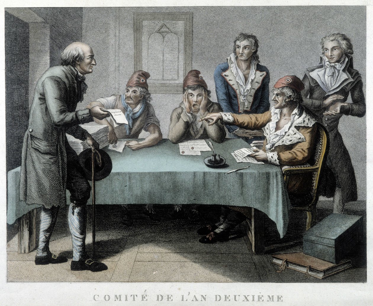 Revolutionäres Komitee des Jahres II (1794) von Unknown artist