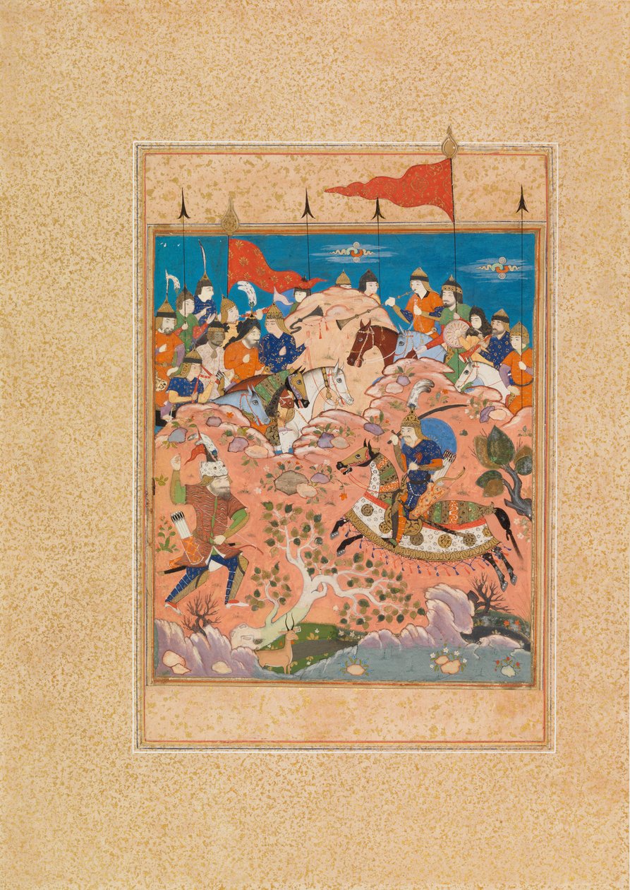 Rustam konfrontiert Ashkabus von Unknown artist