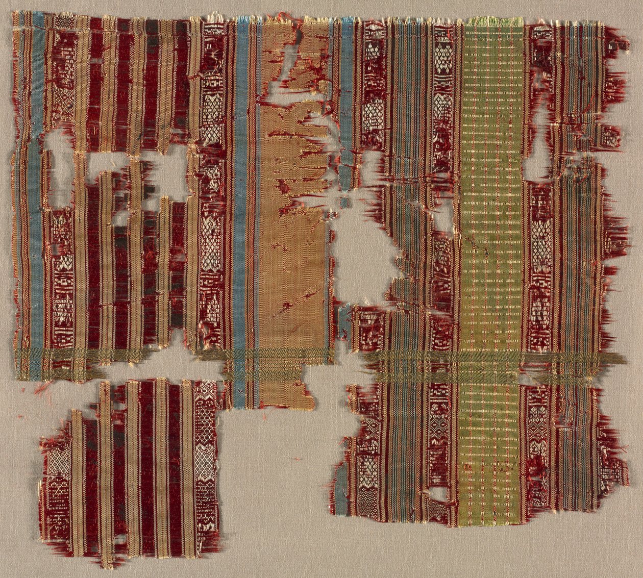 Gestreiftes Fragment von Unknown artist