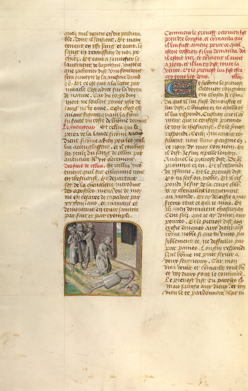 Die Enthauptung des Longinus von Unknown artist