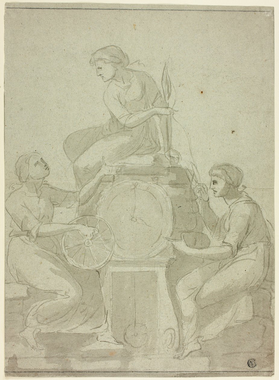 Drei Schicksale (Entwurf für eine Uhr) von Unknown artist