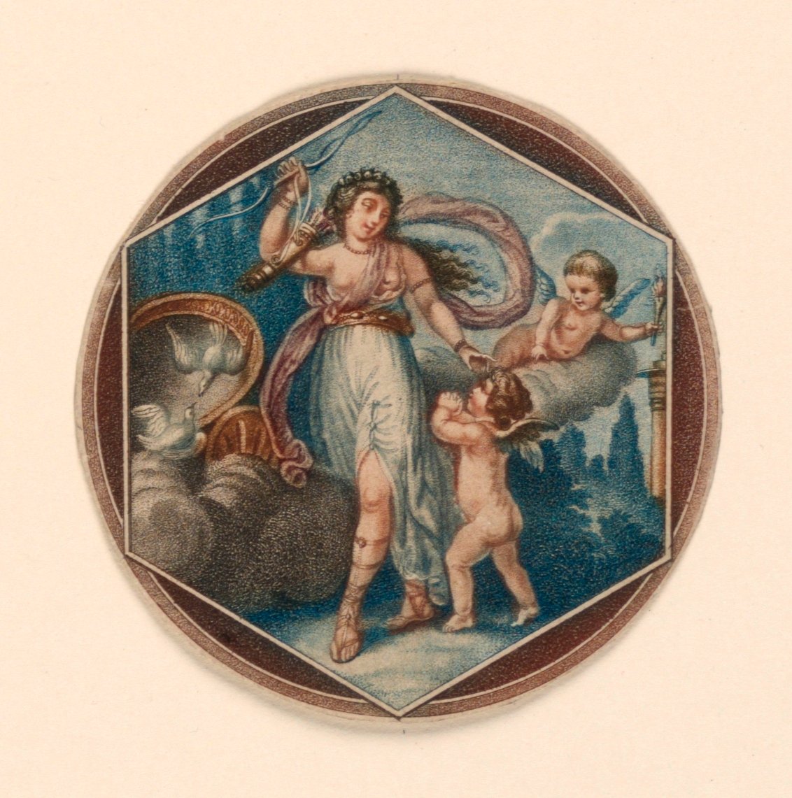 Venus und Amor von Unknown artist