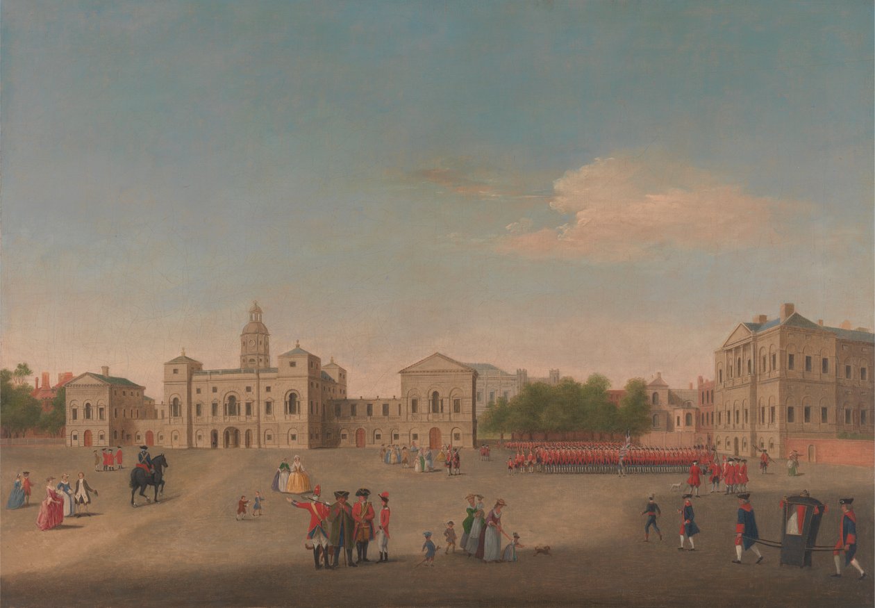 Ansicht der Horse Guards und Whitehall von Unknown artist