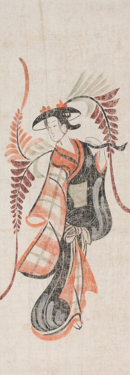 Wisteria-Mädchen (Fuji Musume) von Unknown artist