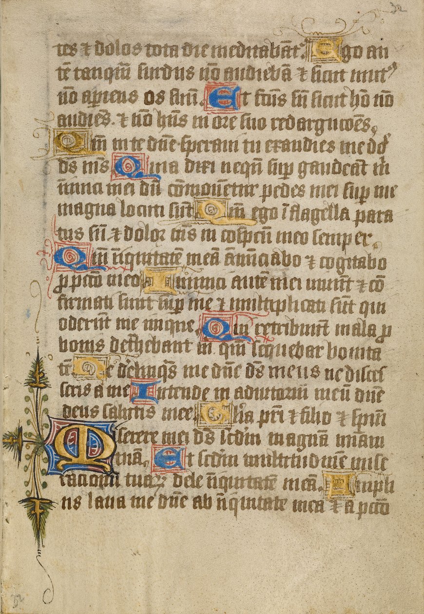 Dekorierte Textseite von Unknown artist/maker