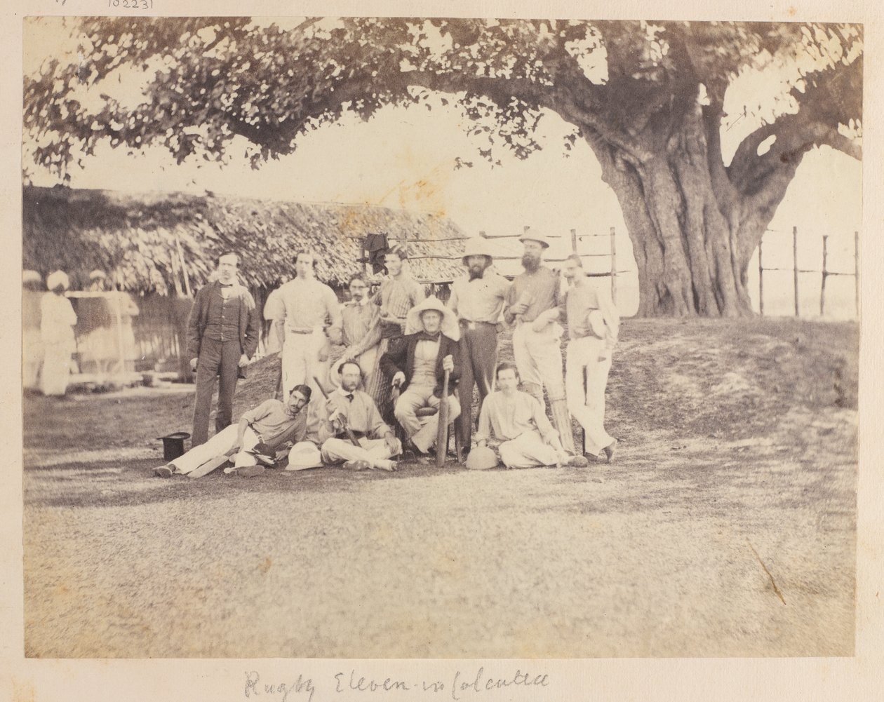 Armee-Cricket-Team, Kalkutta von Unknown photographer