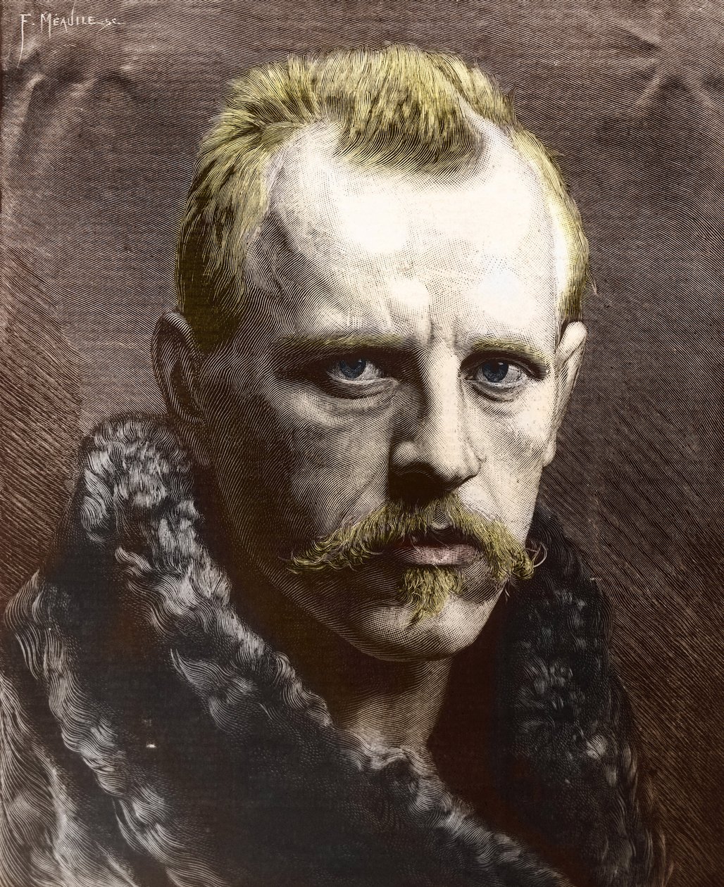 Porträt von Fridtjof Nansen (1861-1930) (Gravur) von Unknown photographer