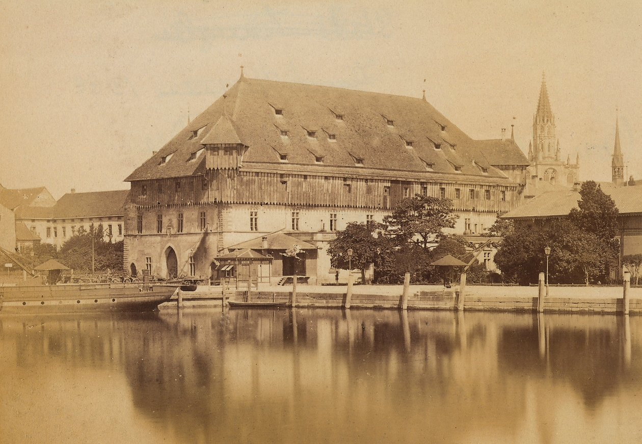 Der Palast des Rates in Konstanz von Unknown photographer