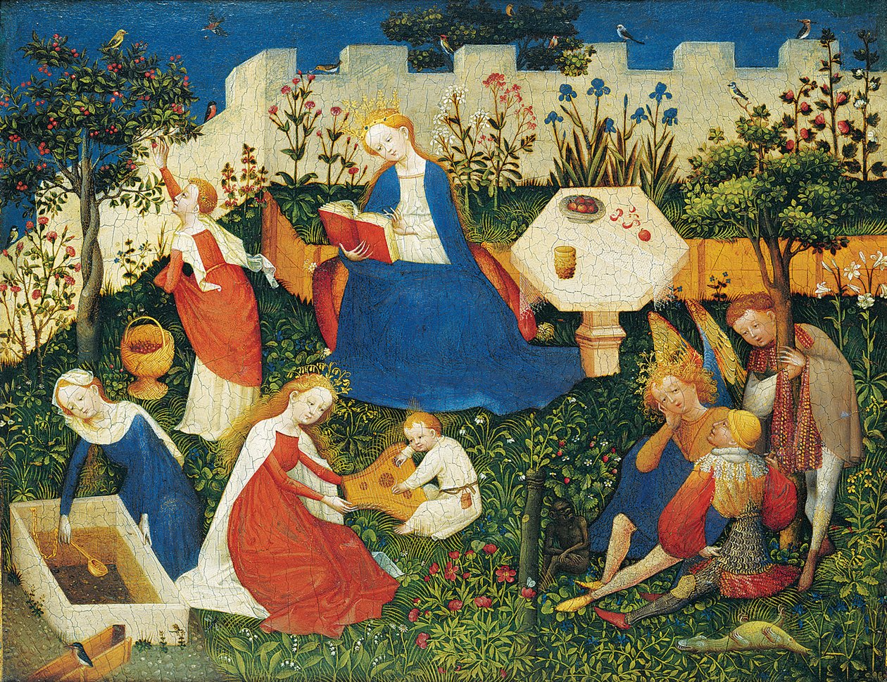 Das Paradiesgärtlein, Szene von Upper Rhenish Master