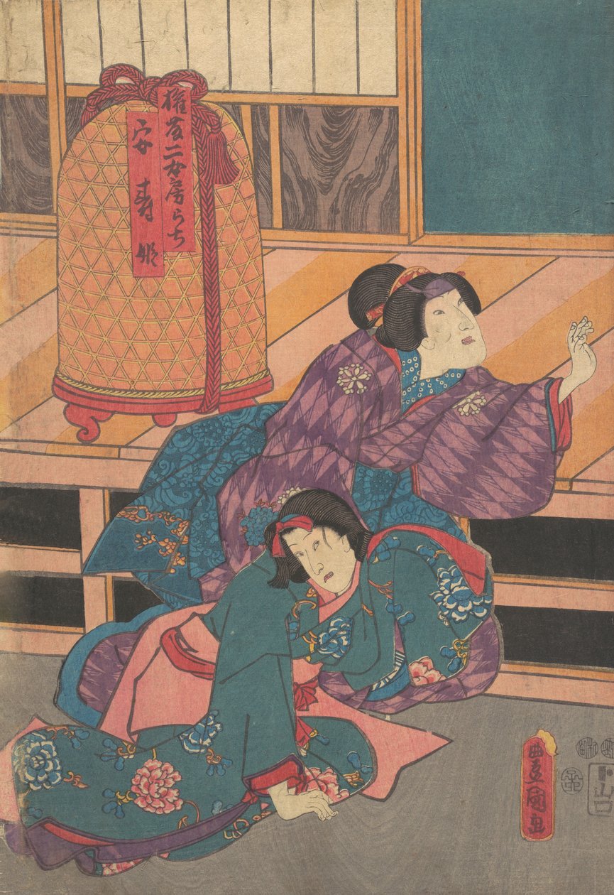 Druck von Utagawa Kunisada