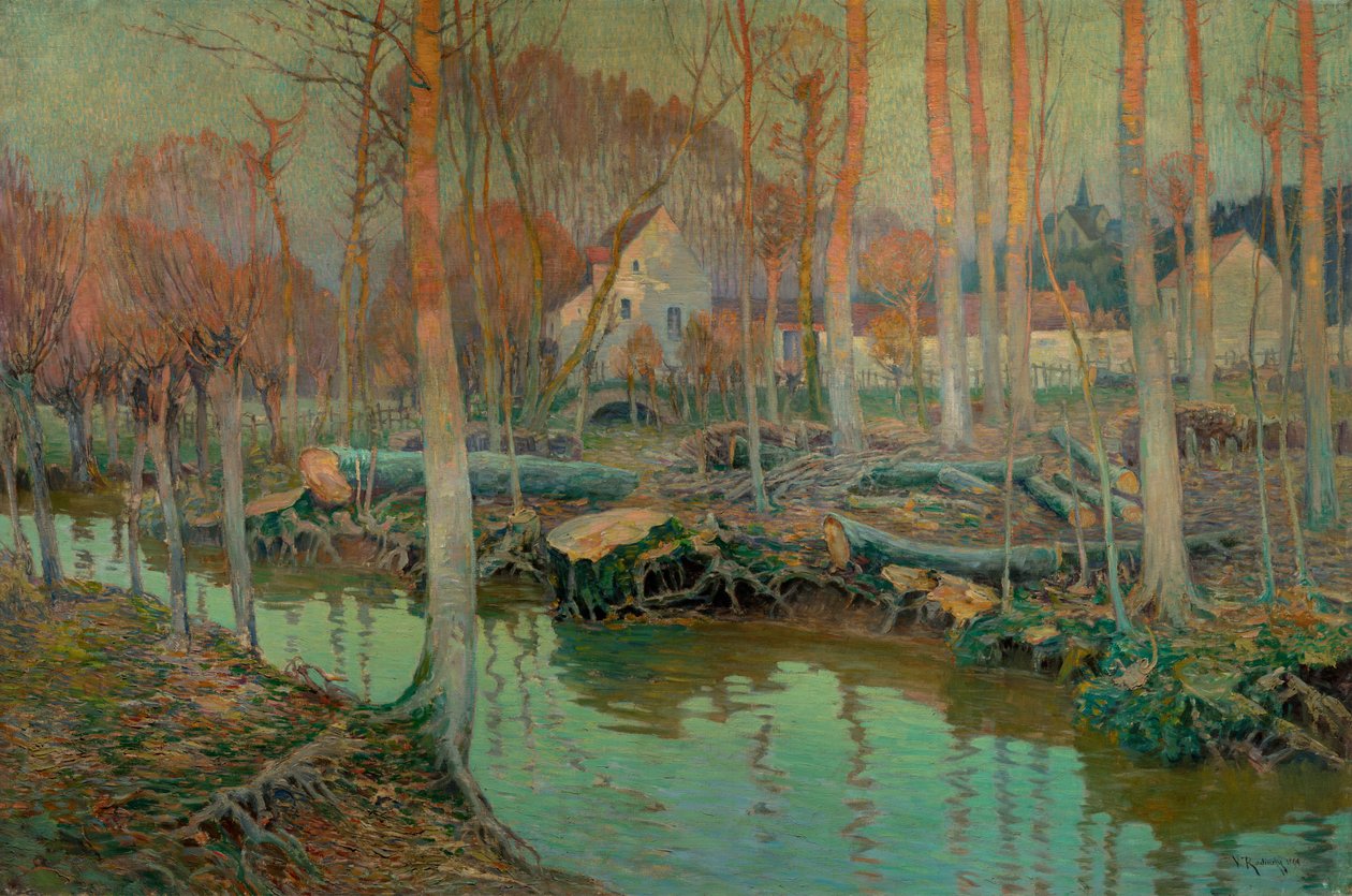 Die alte Mühle in Giverny von Vaclav Radimsky