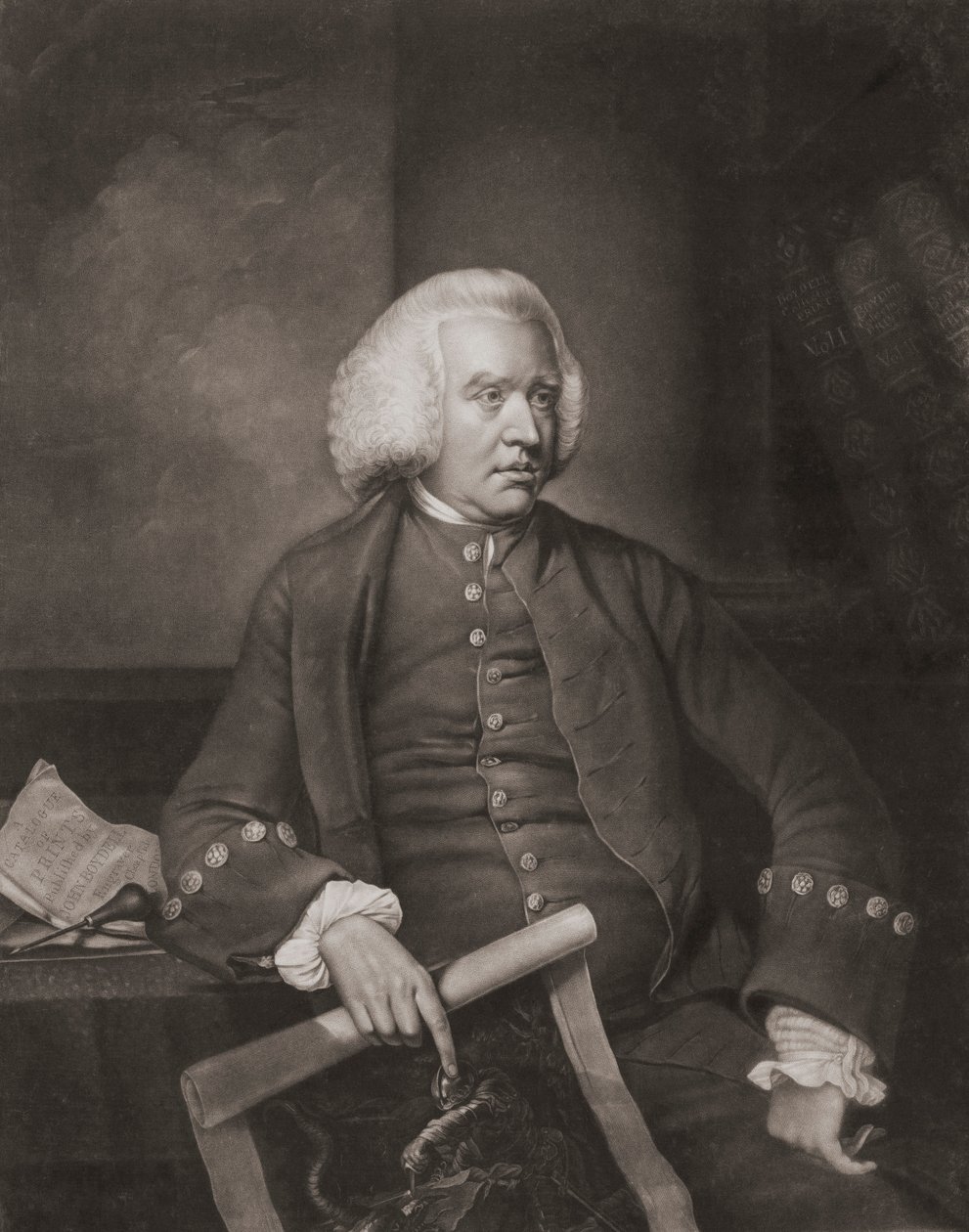 John Boydell. Porträt von Valentine Green