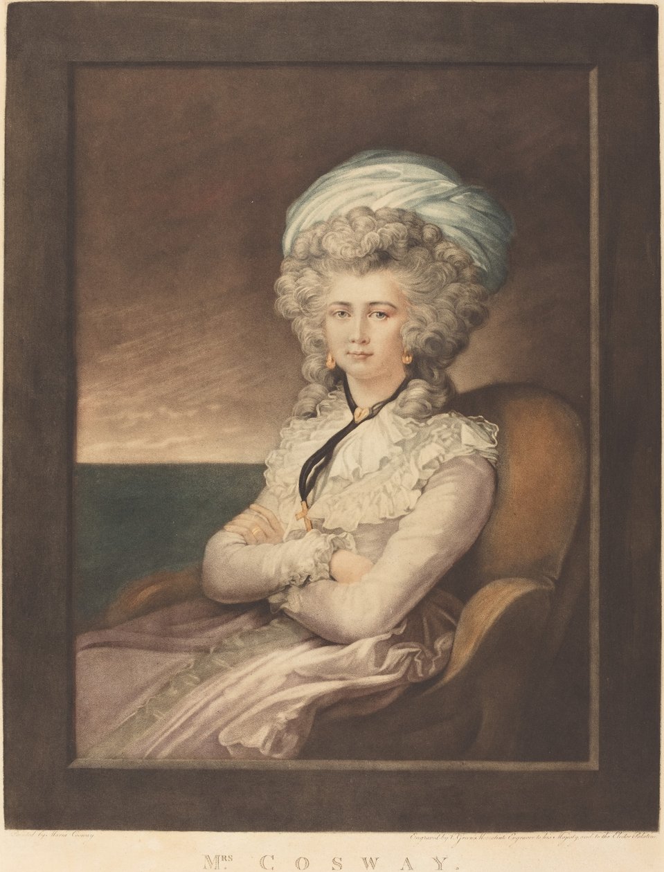Maria Cecilia Louisa Cosway von Valentine Green after Maria Cosway