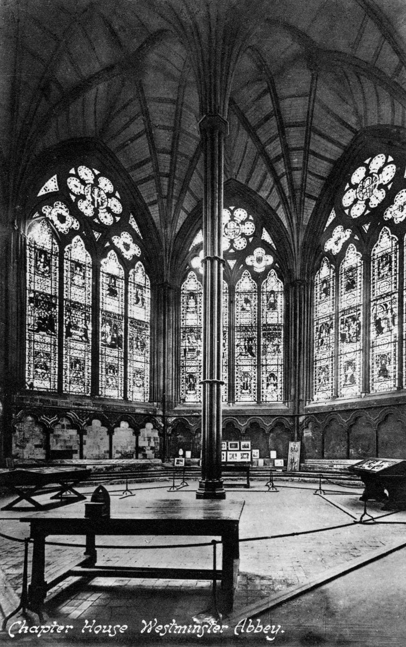 Kapitelhaus, Westminster Abbey, 20. Jahrhundert von Valentine and Sons Ltd