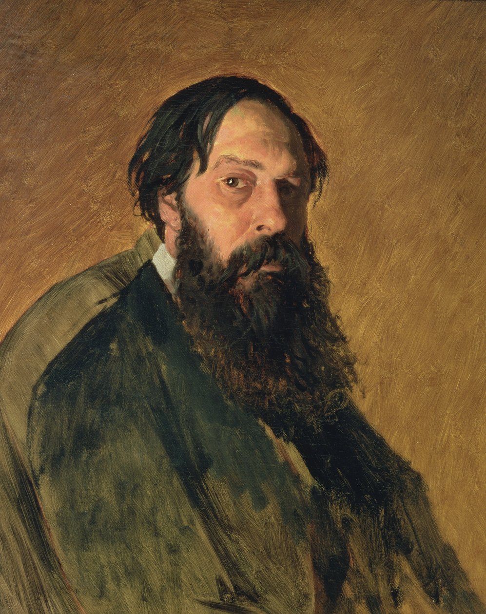 Porträt des Künstlers Alekei Kondratevich Sarasov von Vasili Grigorevich Perov