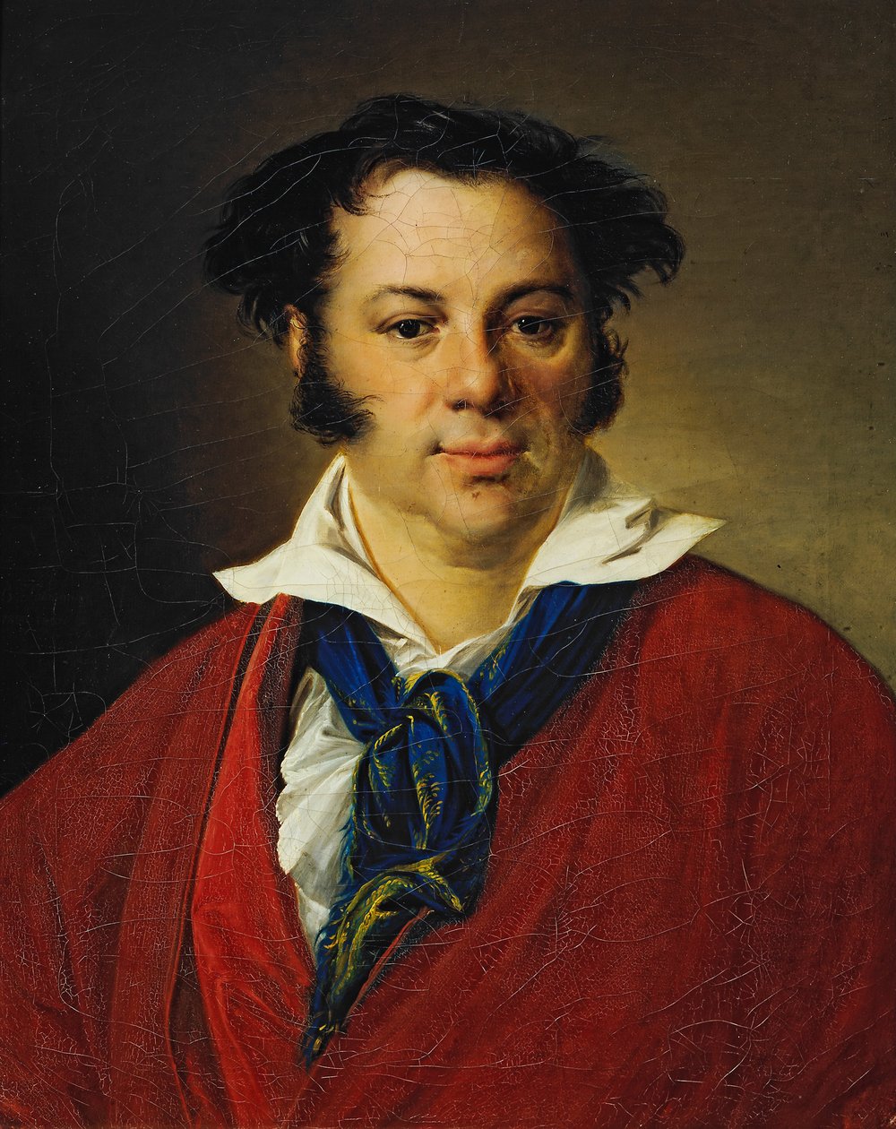 Porträt von Konstantin Ravich, 1823 von Vasili Andreevich Tropinin