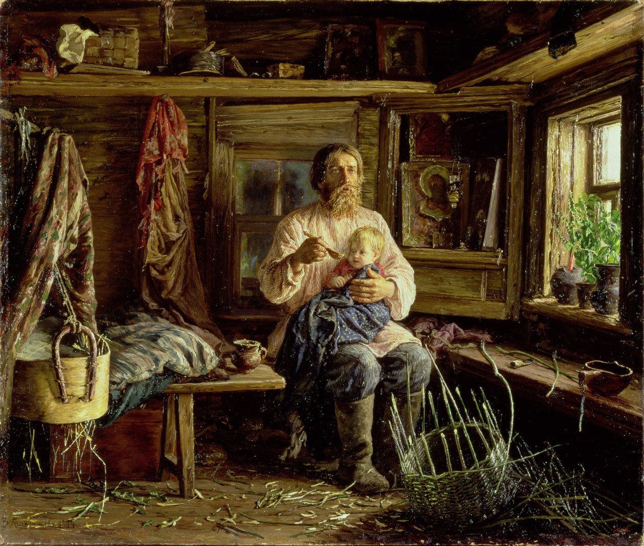 Der blinde Ehemann, 1884 von Vasili Maksimovich Maksimov