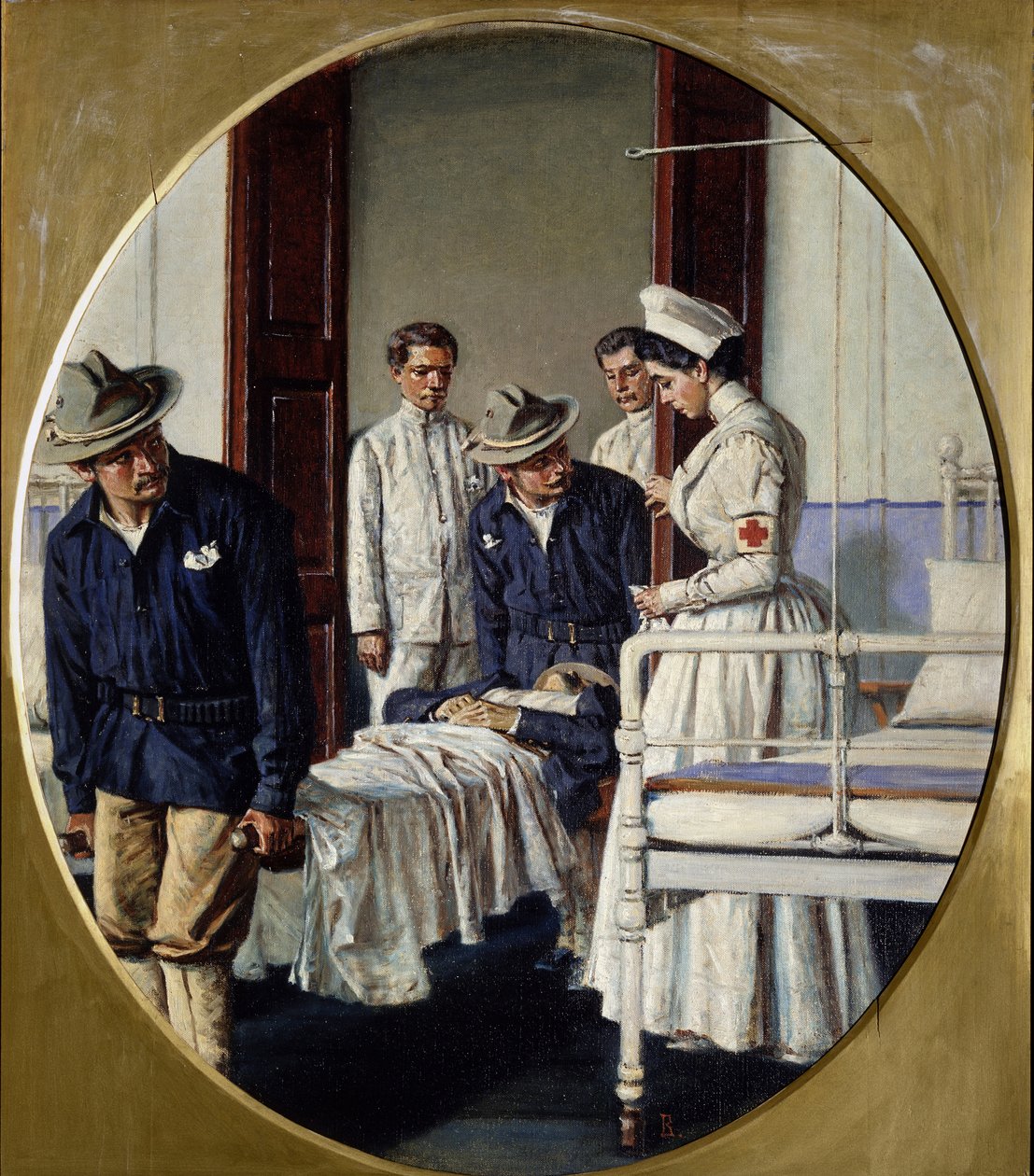In einem Militärkrankenhaus, 1901 von Vasili Vasilievich Vereshchagin