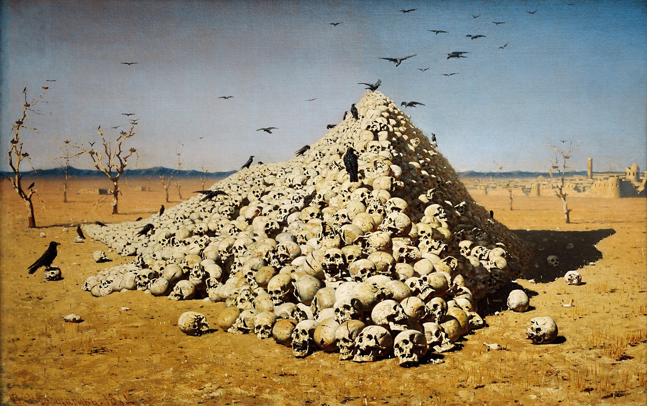 Die Apotheose des Krieges von Vasili Vasilievich Vereshchagin