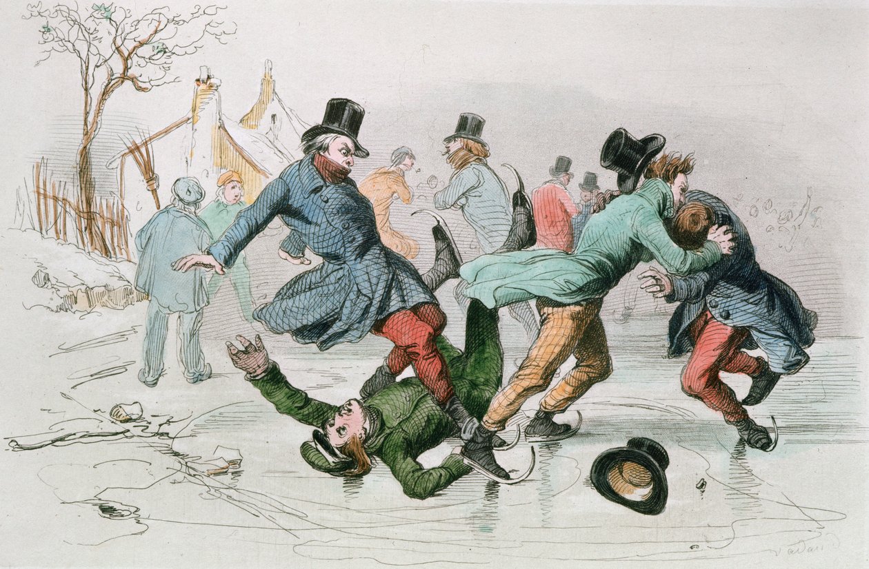 Die Freuden des Winters von Victor Adam