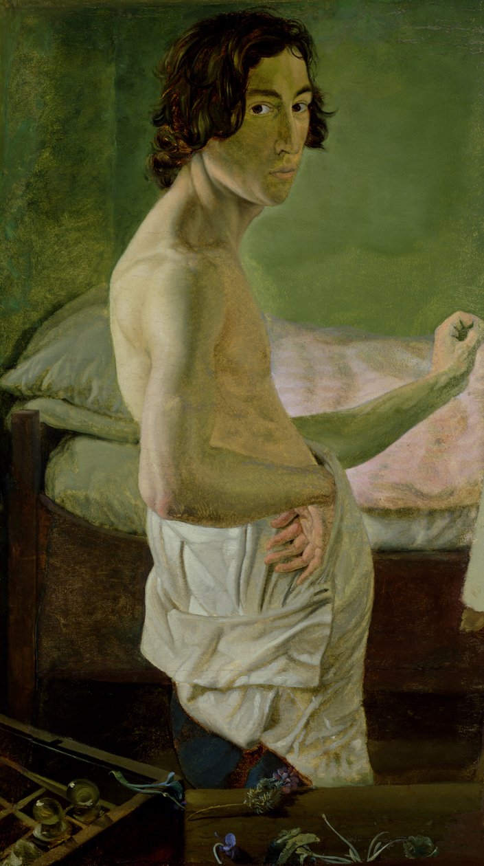 Selbstporträt vor der Staffelei, ca. 1828 von Victor Emil Janssen