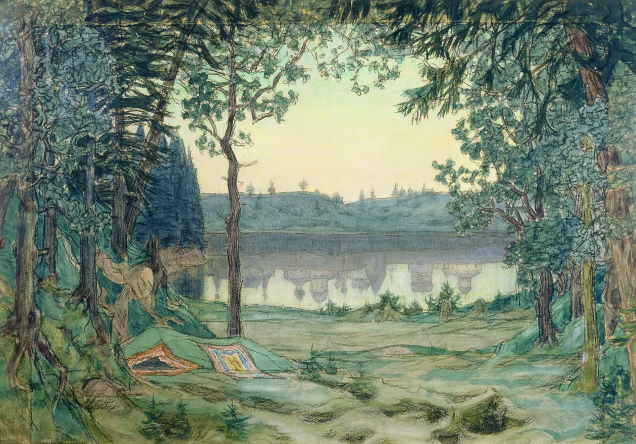 Bühnenbild für Rimsky-Korsakovs 