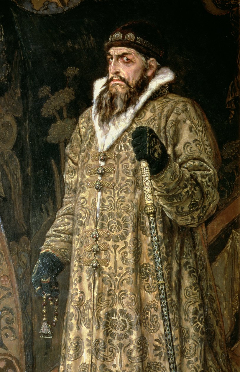 Zar Iwan IV. Wassiljewitsch der Schreckliche (1530-84) (Detail) von Victor Mikhailovich Vasnetsov
