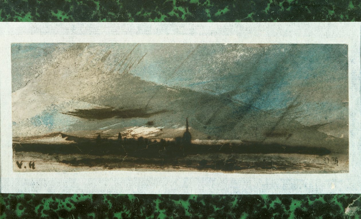 Stadt in der Dämmerung von Victor Hugo