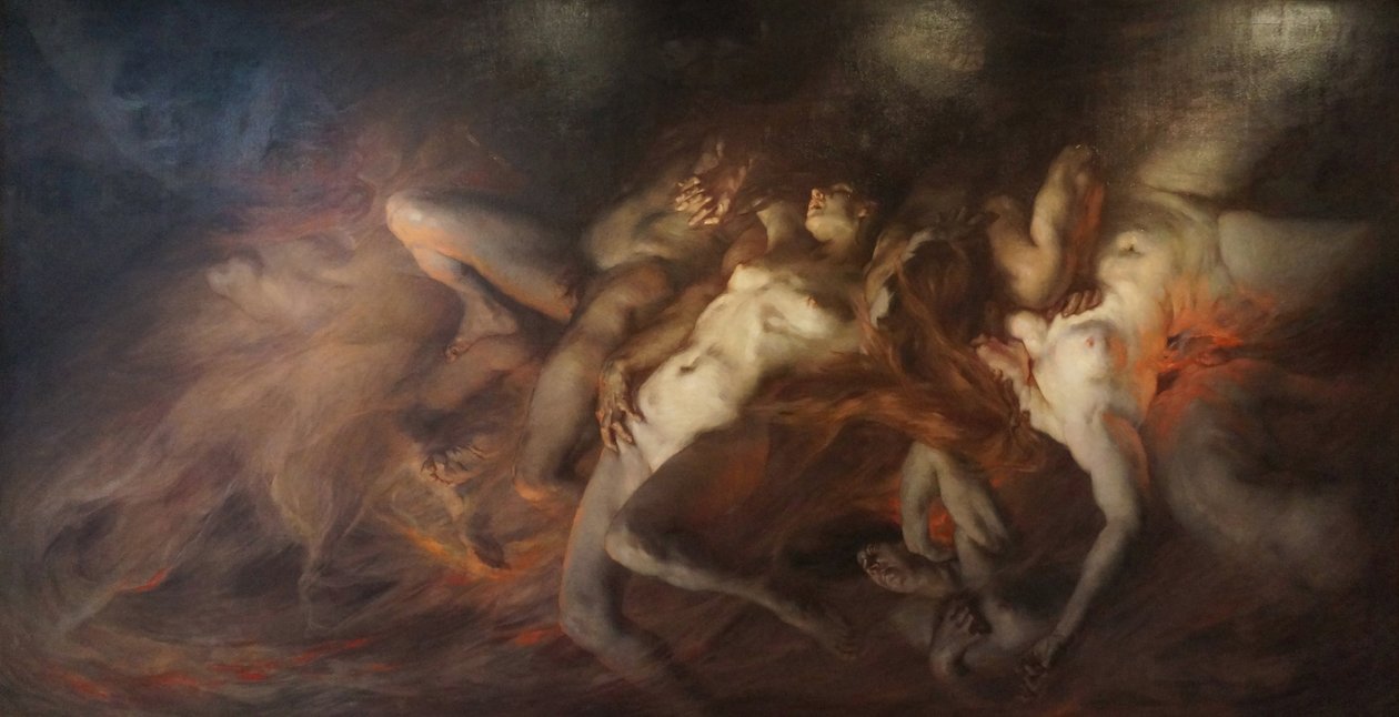 Les Voluptueux, 1889 von Victor Prouvé