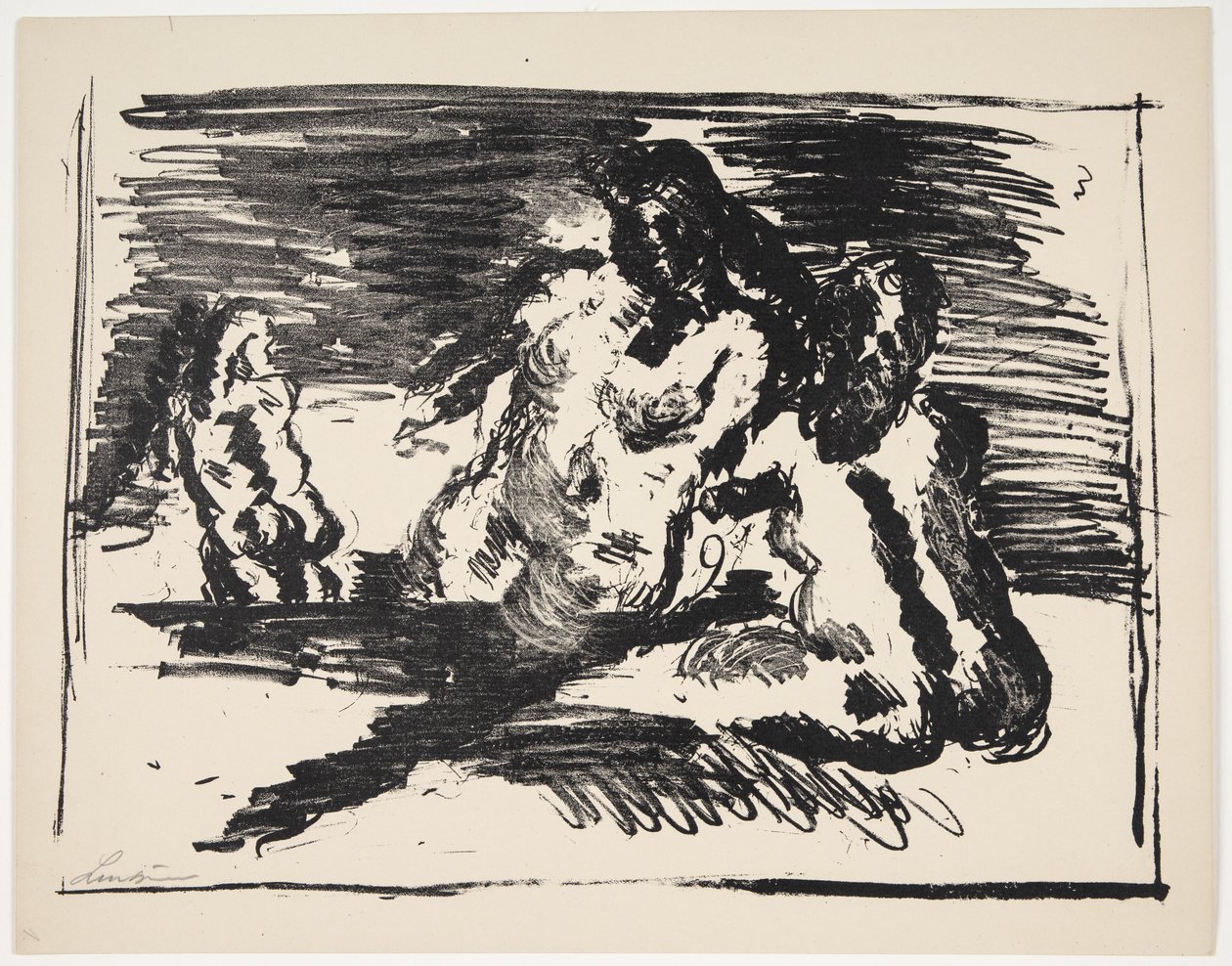 Blatt aus "Klingens Kunstnermappe Nr. 2" von Vilhelm Lundstrøm