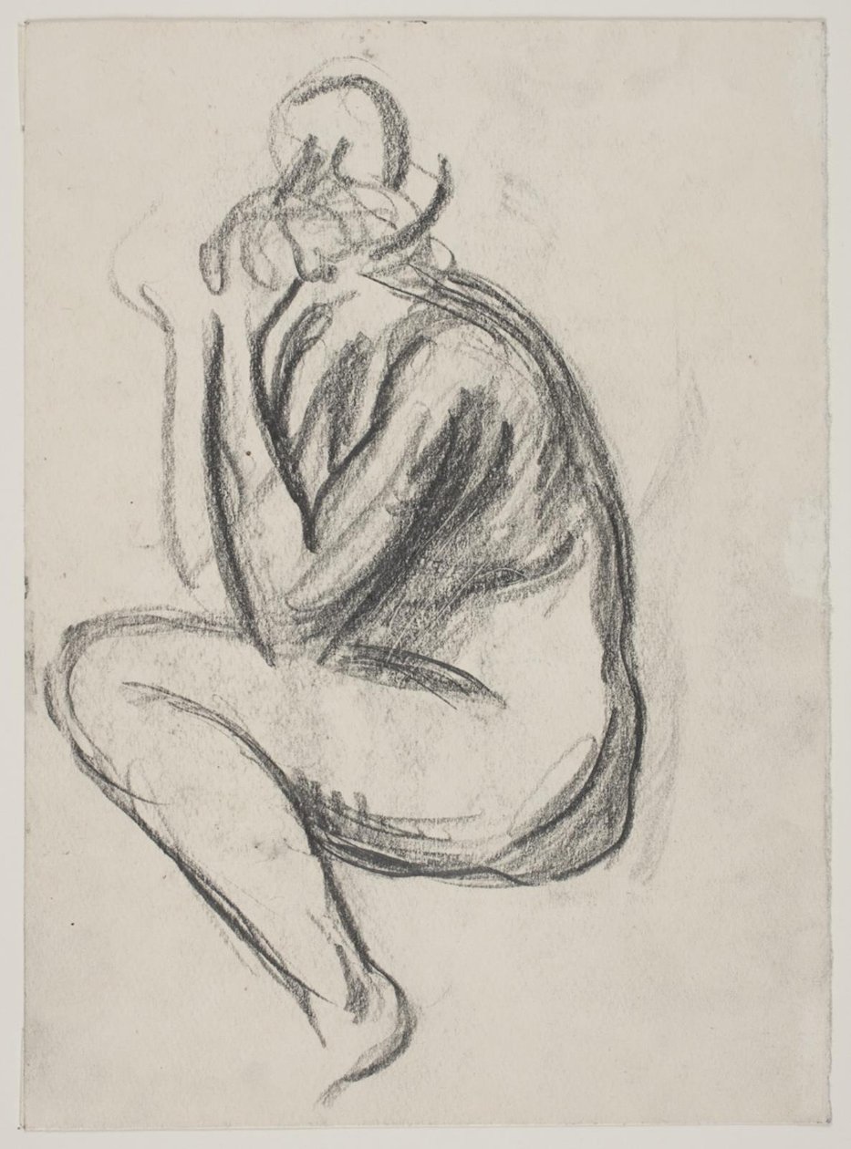 Sitzendes weibliches Modell von Vilhelm Lundstrøm