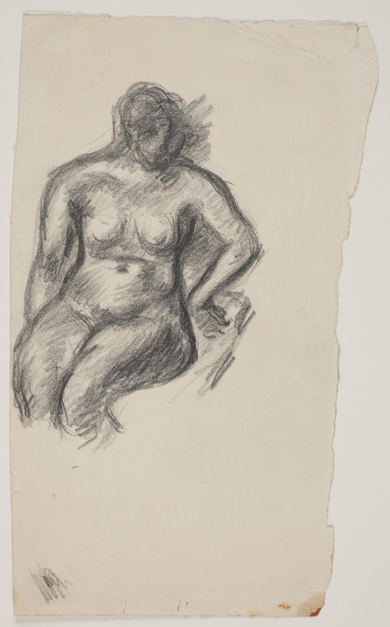 Sitzendes nacktes Modell von Vilhelm Lundstrøm