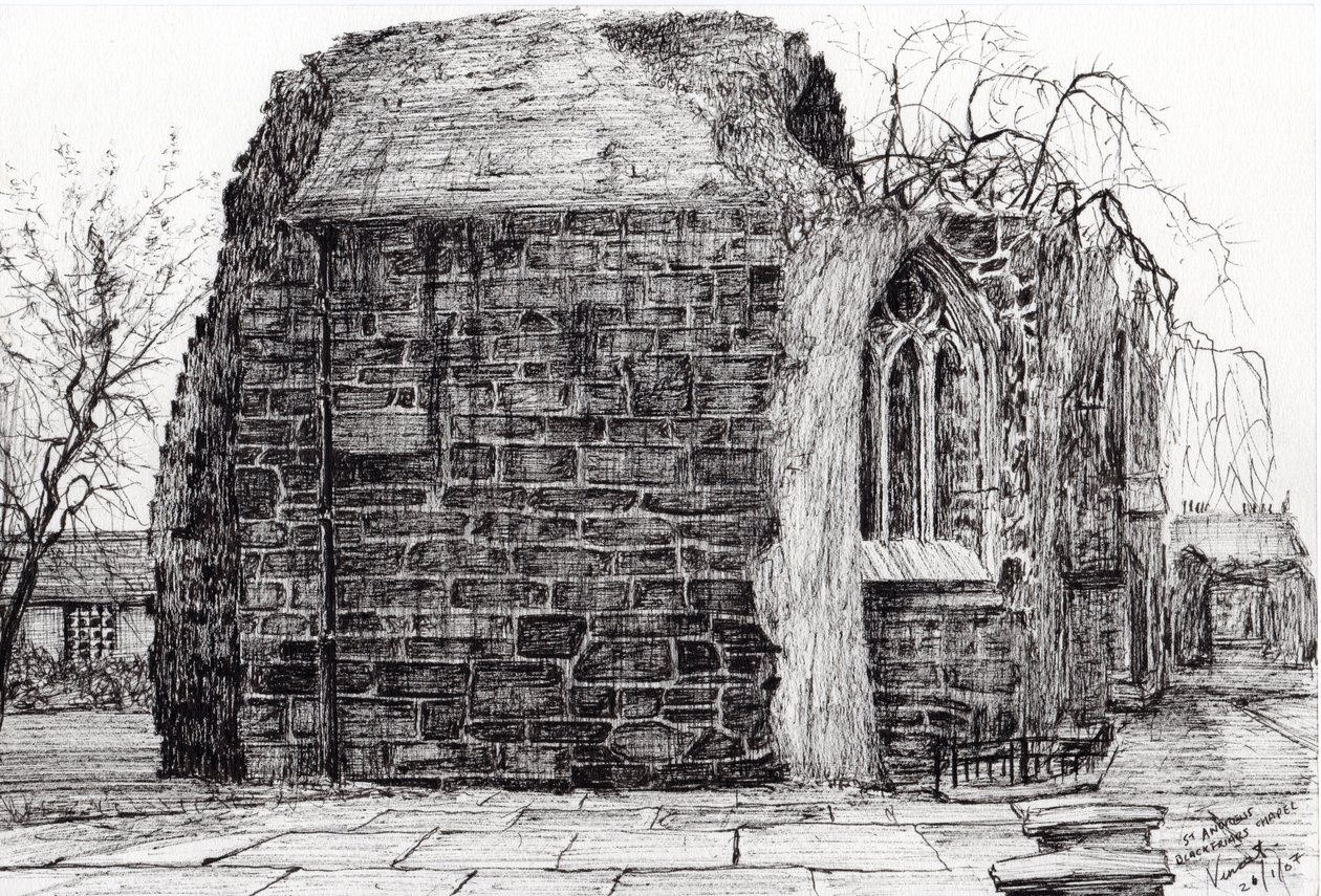 Blackfriers Chapel, St Andrews von Vincent Alexander Booth