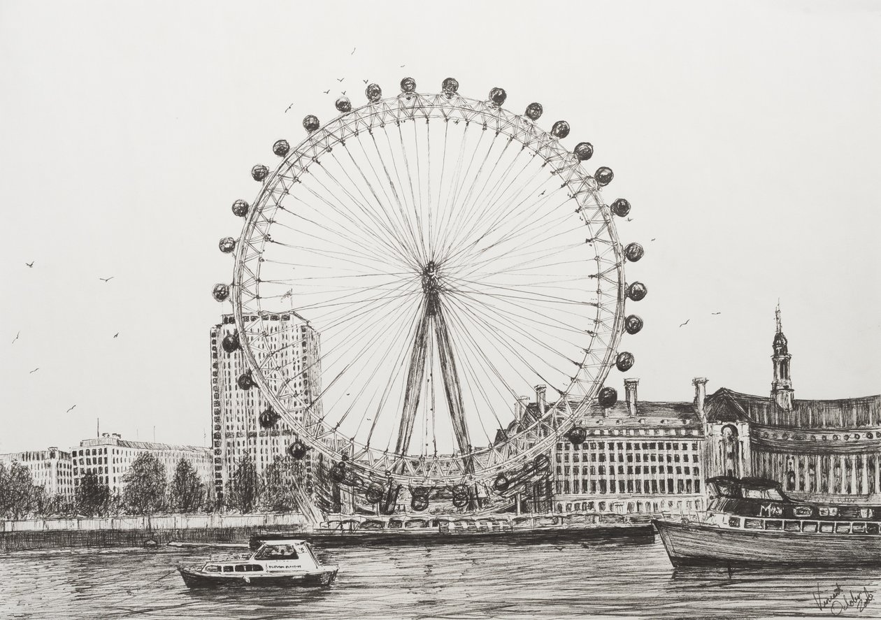 Das London Eye, 2006 von Vincent Alexander Booth