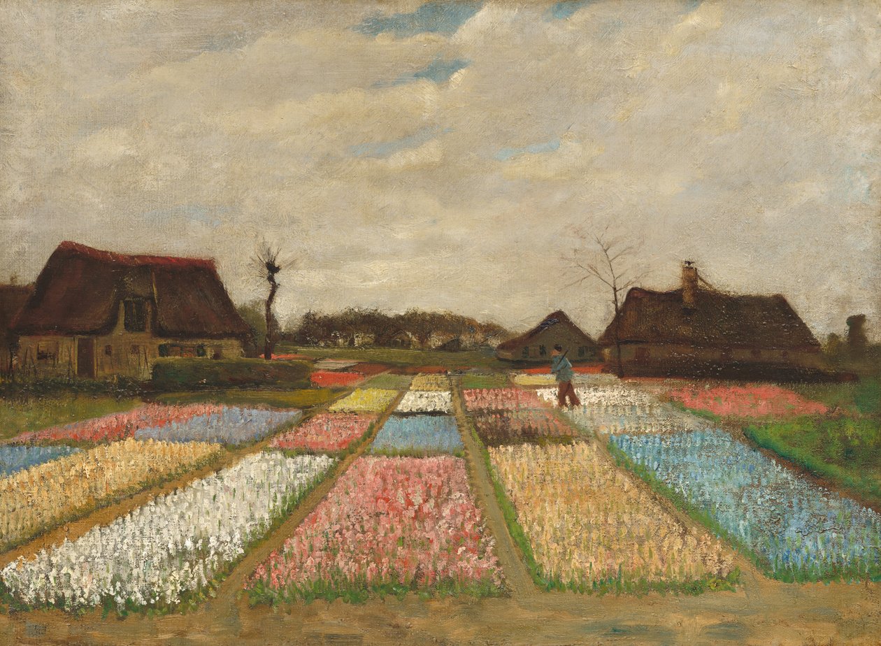 Blumenbeete in Holland / Blumenzwiebelfelder von Vincent van Gogh