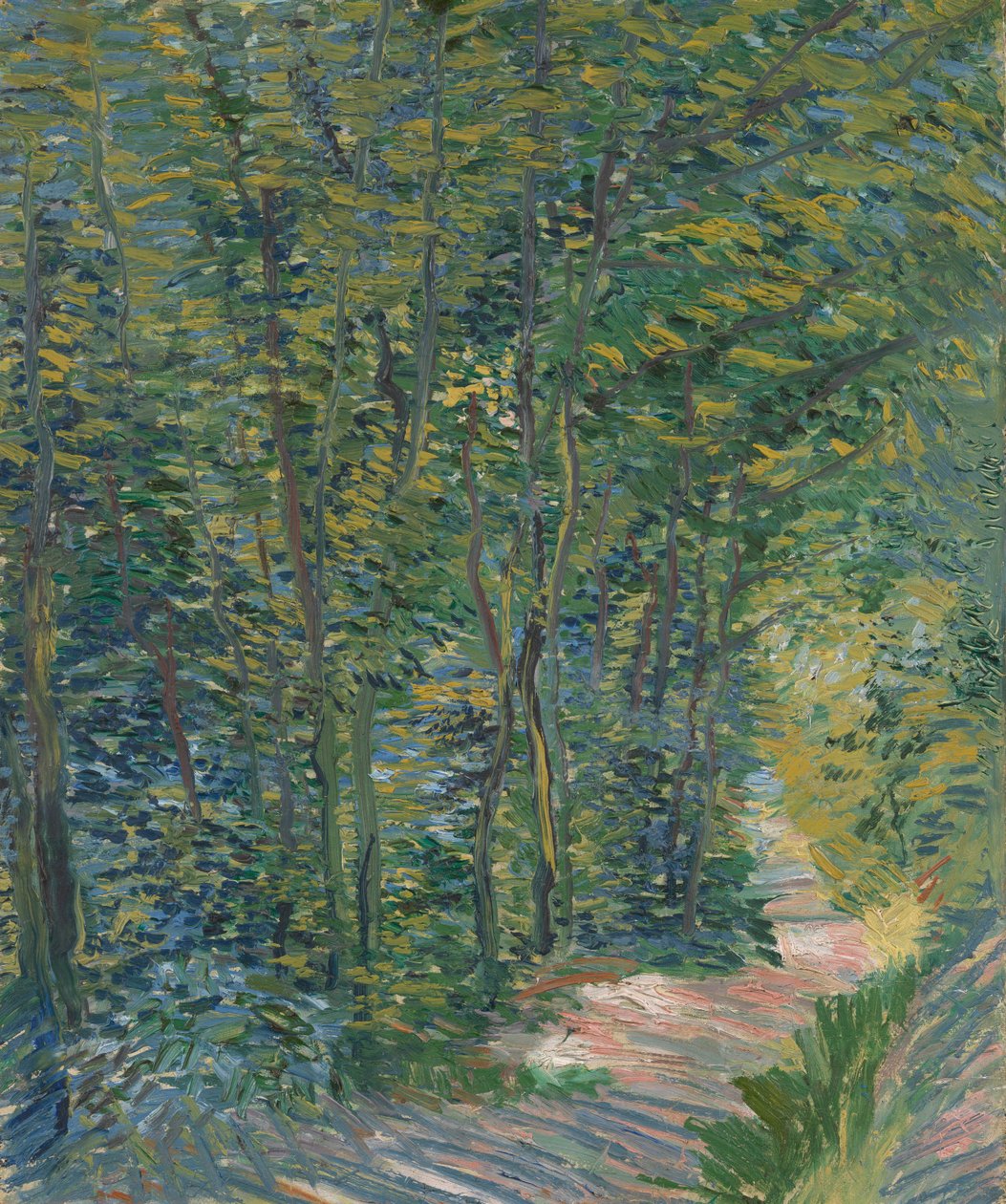 Pfad im Wald von Vincent van Gogh