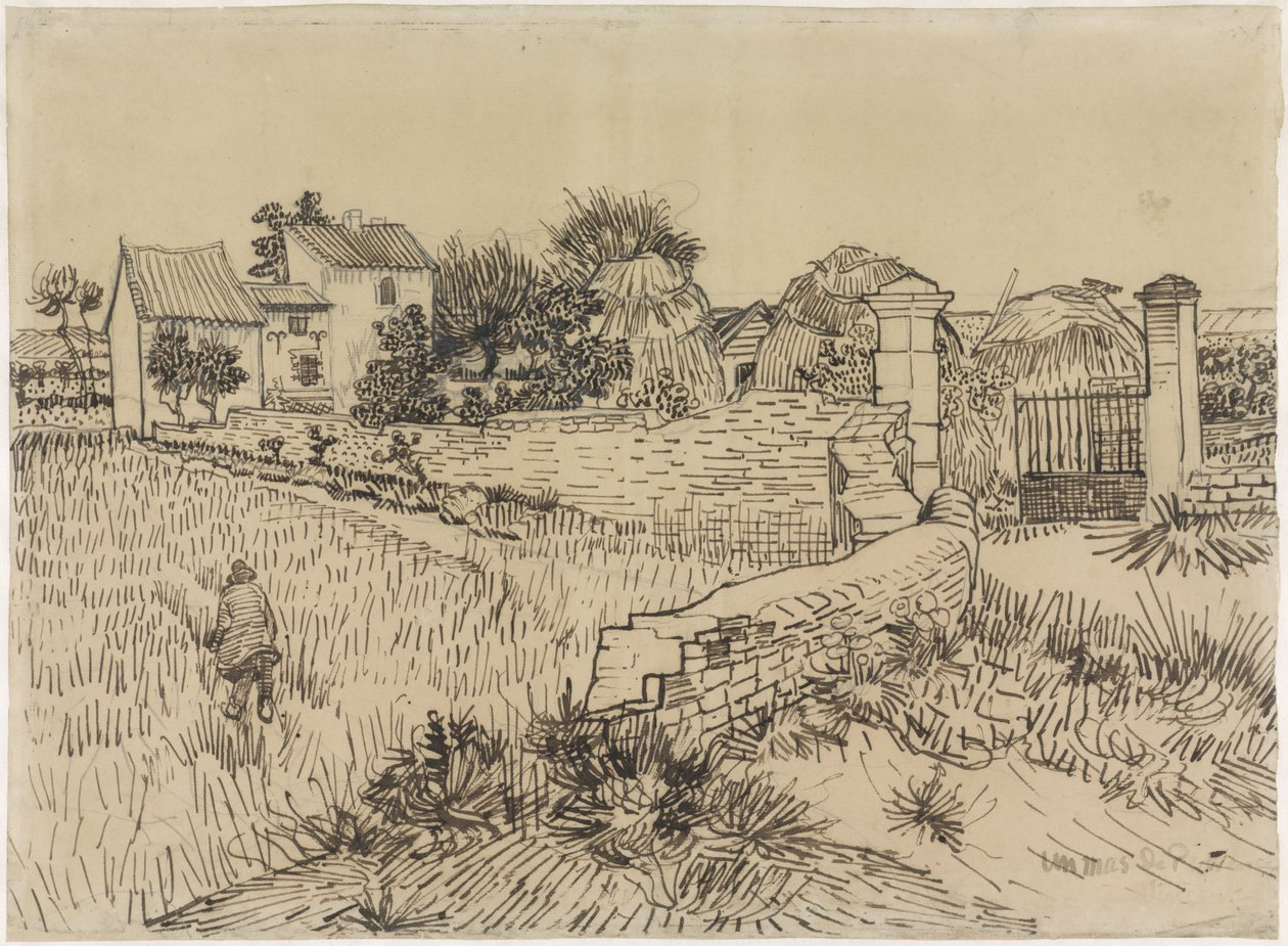 Bauernhof in der Provence von Vincent van Gogh