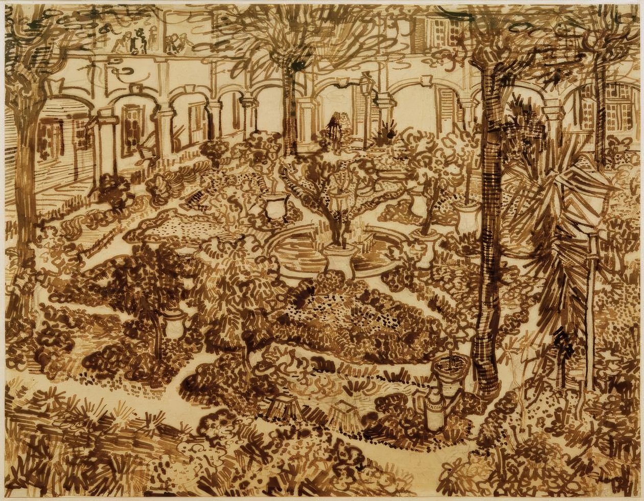 Garten des Hospitals von Vincent van Gogh