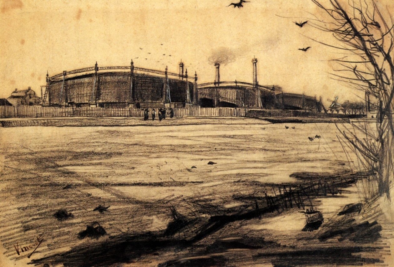 Gaswerk (F924) von Vincent van Gogh