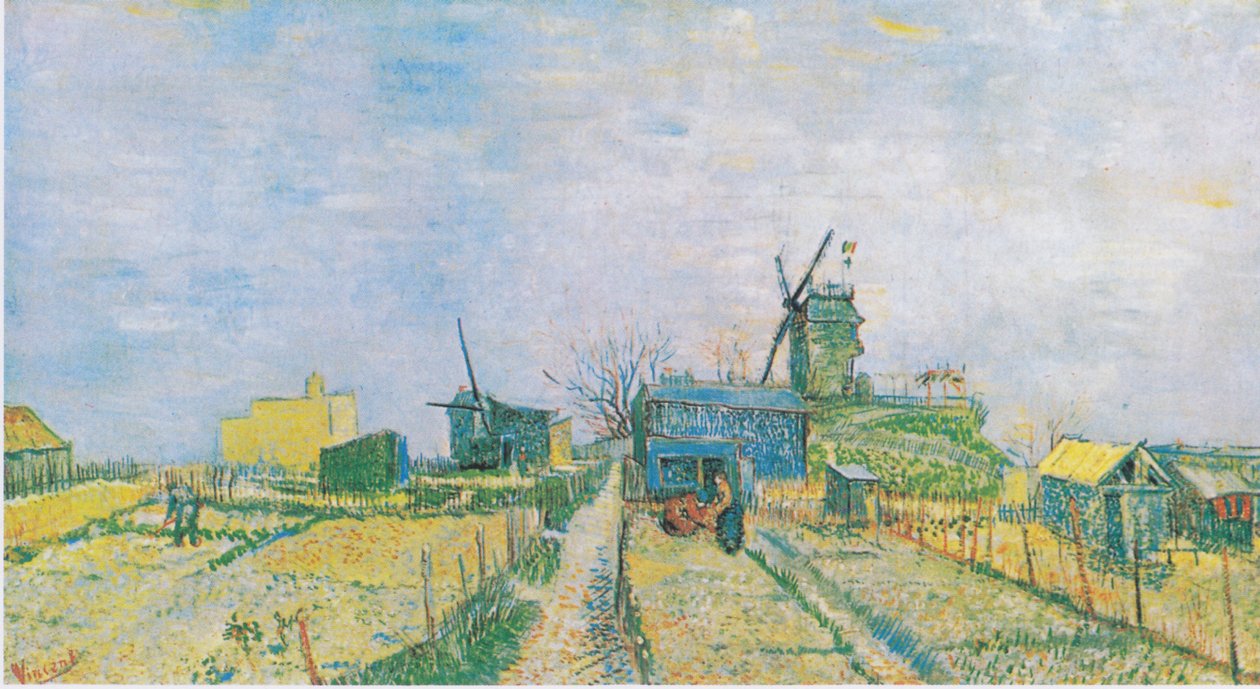 Gemüsegärten auf dem Montmartre von Vincent van Gogh