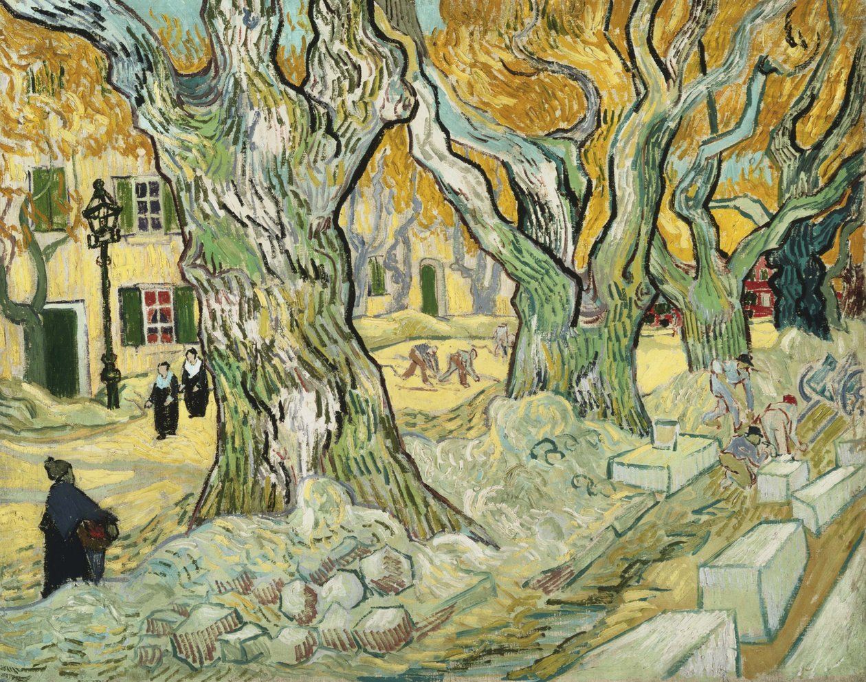 Die Straßenarbeiter von Vincent van Gogh