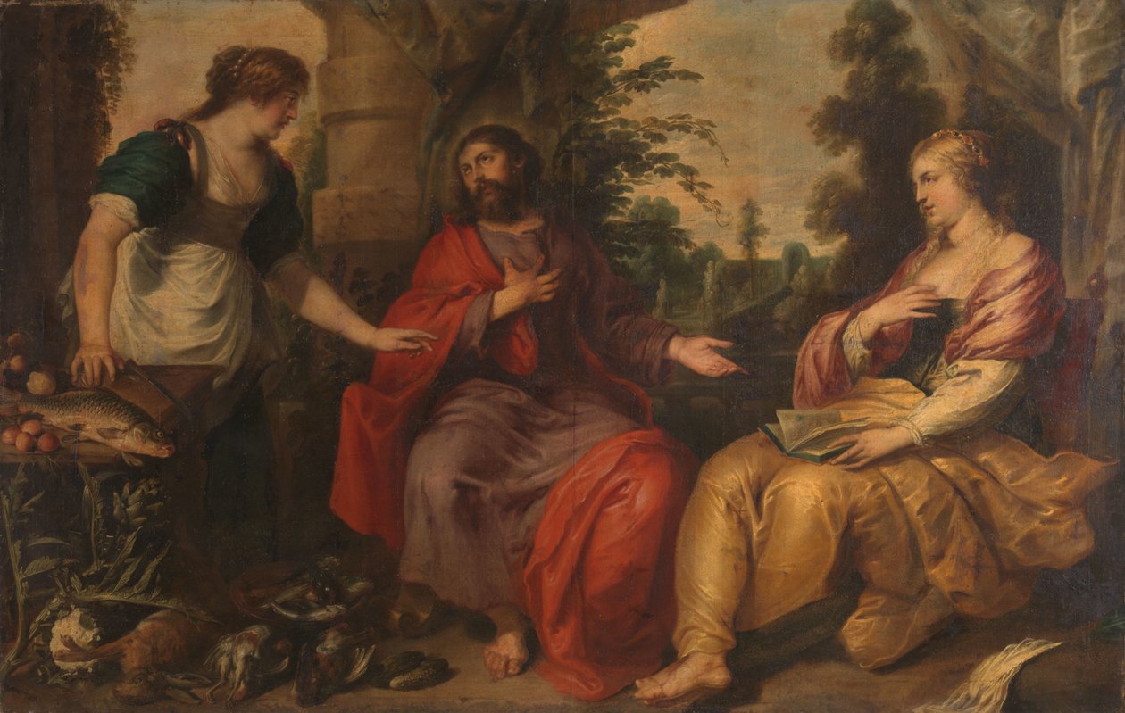 Christus mit Martha und Maria von Vincent Malò (I)