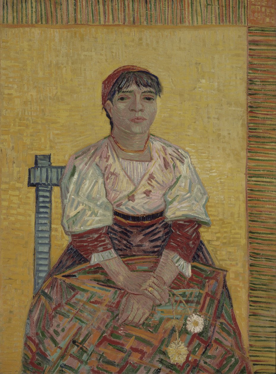 Die Italienerin, 1887 von Vincent van Gogh