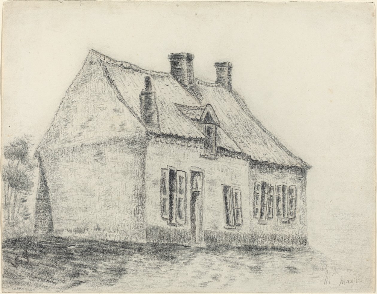 Das Magrot-Haus, Cuesmes von Vincent van Gogh