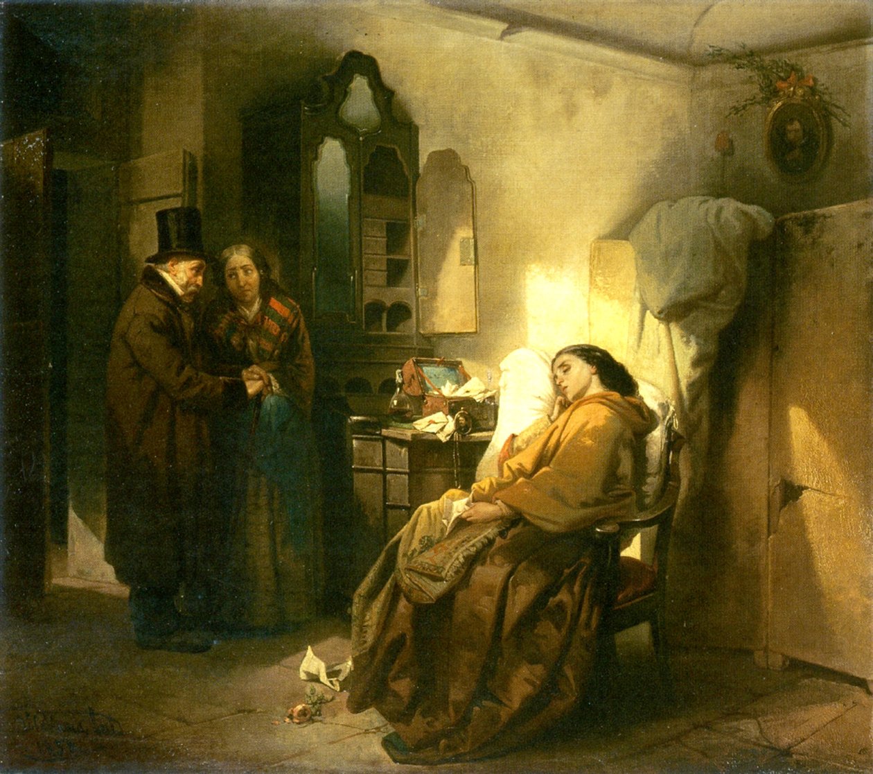 Verlassen, 1858 von Vincenzo Cabianca