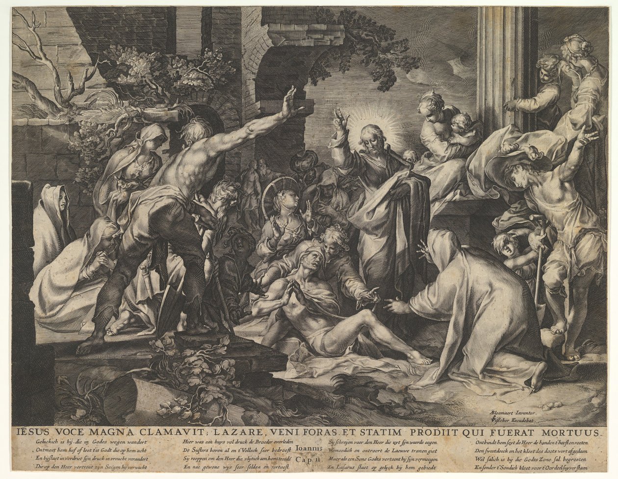 Die Auferweckung des Lazarus (Kopie), n.d. von Vischer