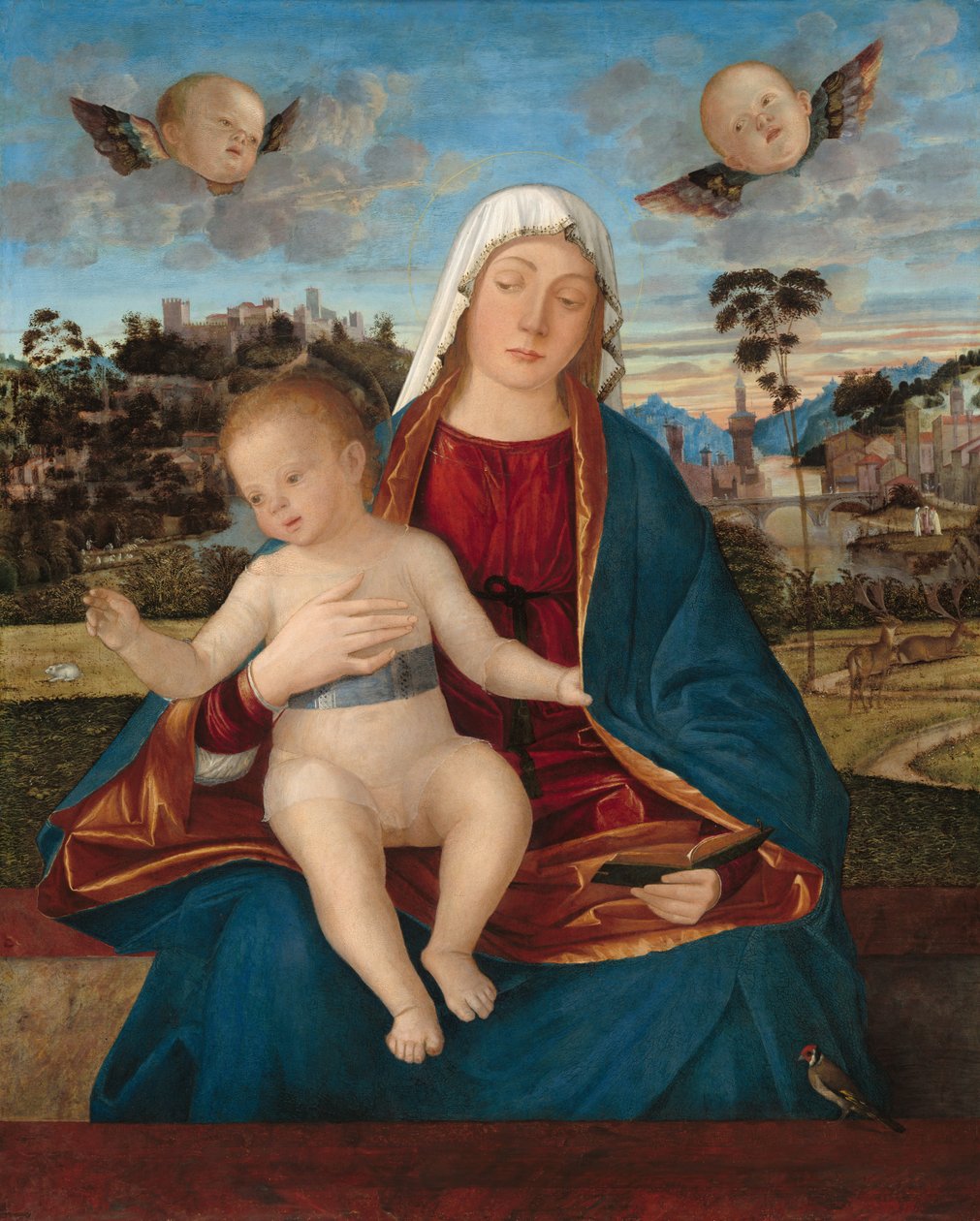 Vittore Carpaccio - Madonna und Kind segnen von Vittore Carpaccio