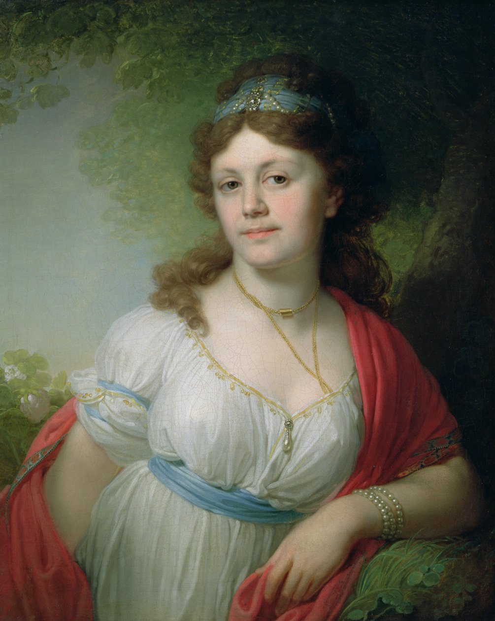 Porträt von E. Temkina, 1798 von Vladimir Lukich Borovikovsky